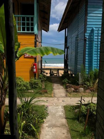 Beach Shack Chalet - Garden View Aframe Small Unit Kampong Juara Eksteriør billede